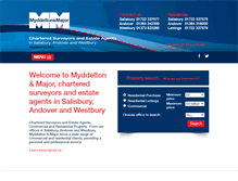 Tablet Screenshot of myddeltonmajor.co.uk